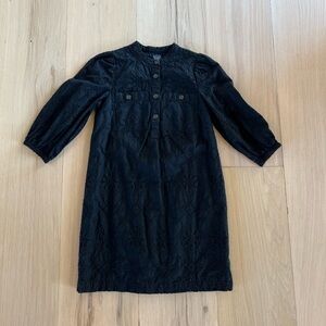 Gap Black Dress With Buttons Size Small